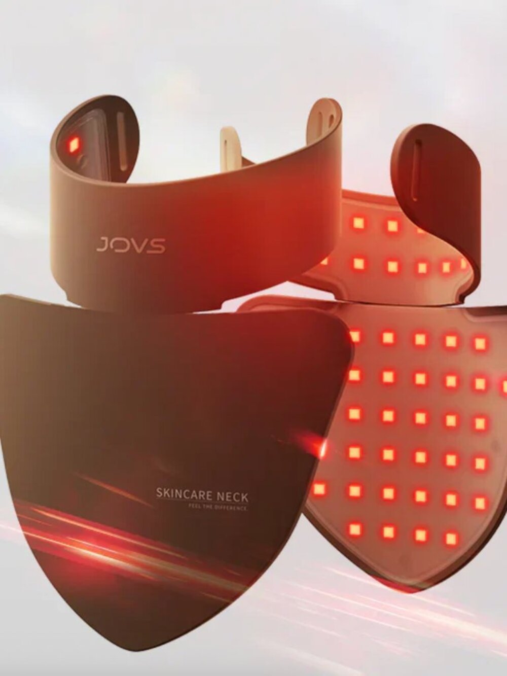 JOVS Red LED Light Neck & Chest Mask